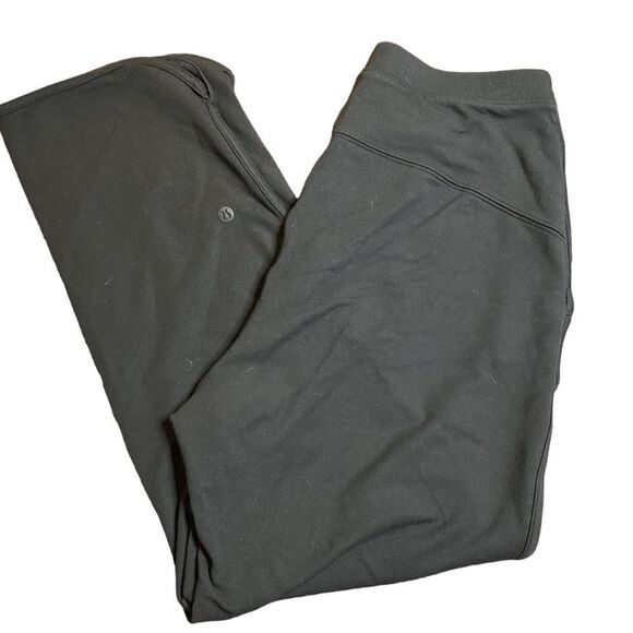 LULULEMON Black Crop Leggings High Waist - Picture 1 of 6